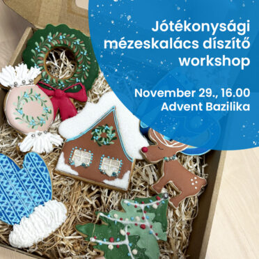 Jótékonysági mézeskalács díszítő workshopot hirdetünk