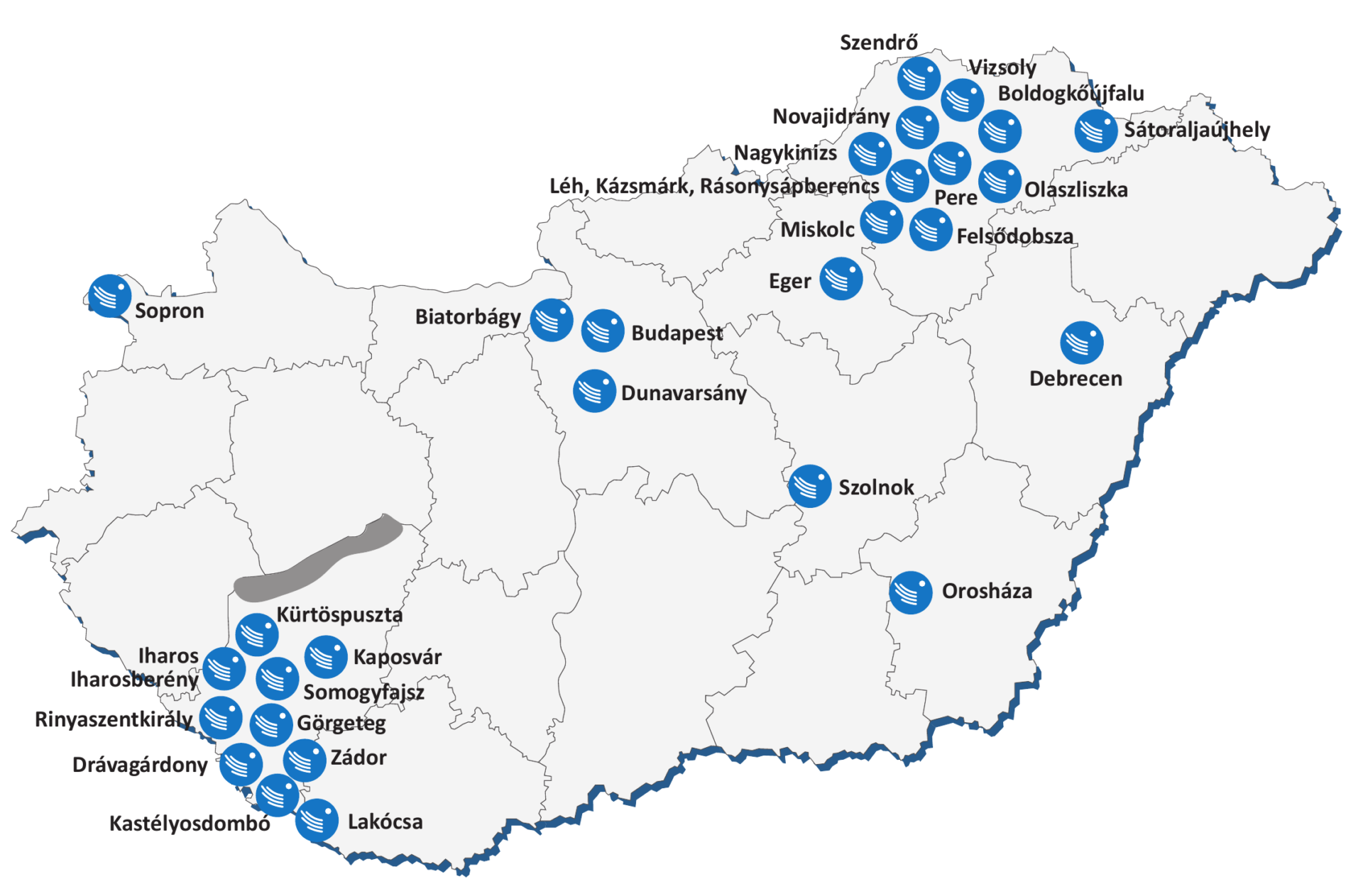 <b>Szociális és fejlesztő központjaink</b> - 29 településről több mint 100 szolgáltatással segítjük országszerte a rászorulókat