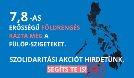 Fülöp-szigeteki földrengés: Szolidaritási akciót hirdet az Ökumenikus Segélyszervezet