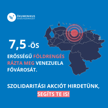 Szolidaritási akciót hirdetünk a venezuelai földrengés bajbajutottjainak megsegítésére