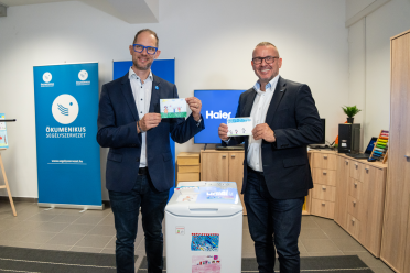 Már 50 háztartási géppel segíti a Haier Hungary Segélyszervezetünk munkáját